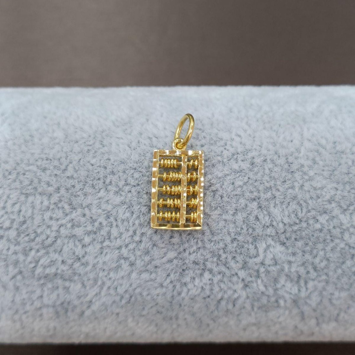 22k / 916 Gold Rectangle abacus pendant - Best Gold Shop 22k gold 22k Gold Charms 22k gold pendant Charms & Pendants