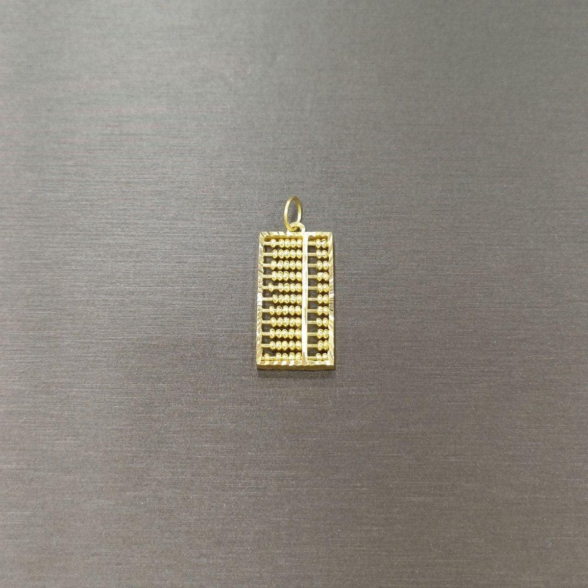 22k / 916 Gold Rectangle abacus pendant - Best Gold Shop 22k gold 22k Gold Charms 22k gold pendant Charms & Pendants