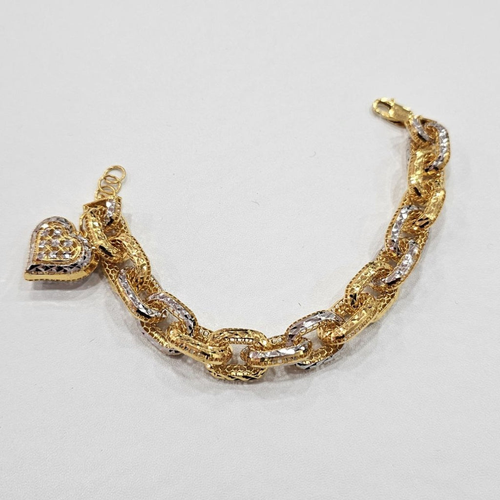 22k / 916 Gold Regal Link Charm by Best Gold Shop - Best Gold Shop 22k gold 22k gold bracelet 916 gold Bracelets