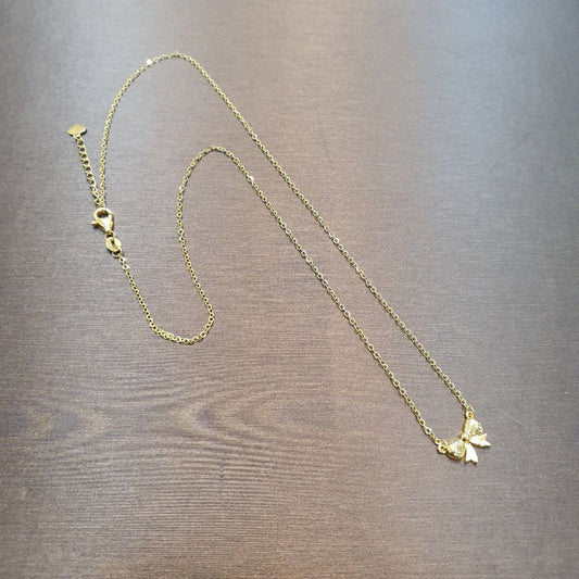 22K / 916 Gold Ribbon Necklace - Best Gold Shop 22k gold 22k gold necklace 916 gold Necklaces