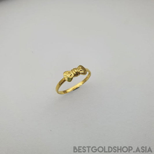 22k / 916 Gold Ribbon Ring V2 - Best Gold Shop 22k gold 22k gold ring 916 gold 916 gold