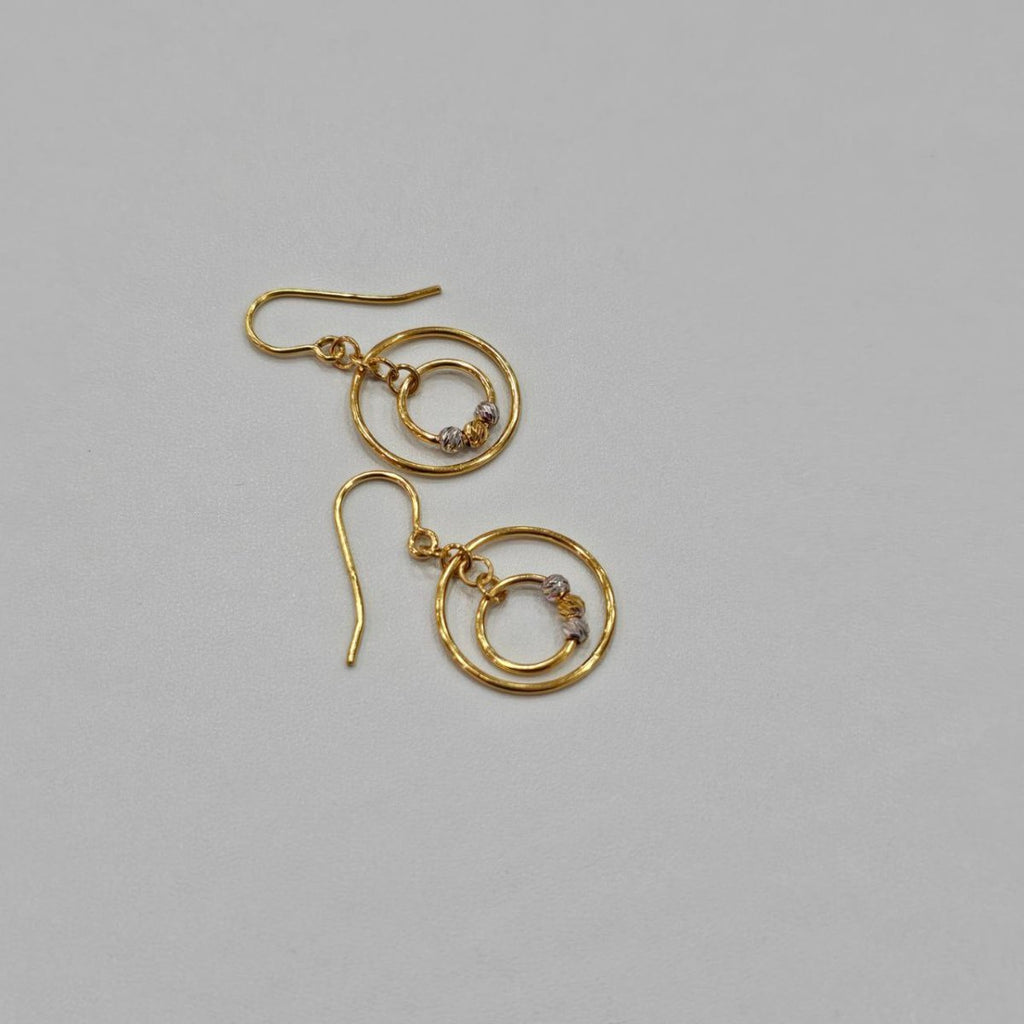 22k / 916 Gold Ring Fish hook Earring by Best Gold Shop - Best Gold Shop 22k gold 22k gold earring 916 gold Earrings