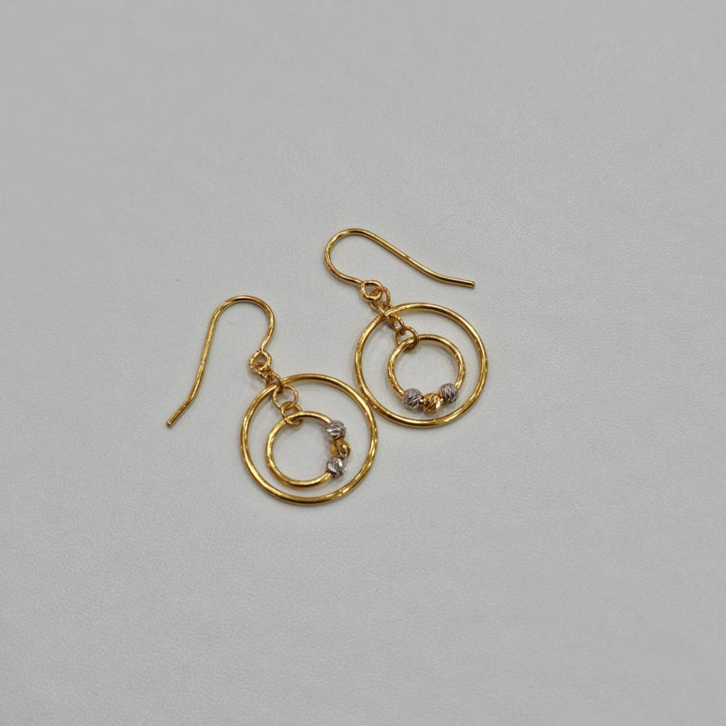 22k / 916 Gold Ring Fish hook Earring by Best Gold Shop - Best Gold Shop 22k gold 22k gold earring 916 gold Earrings
