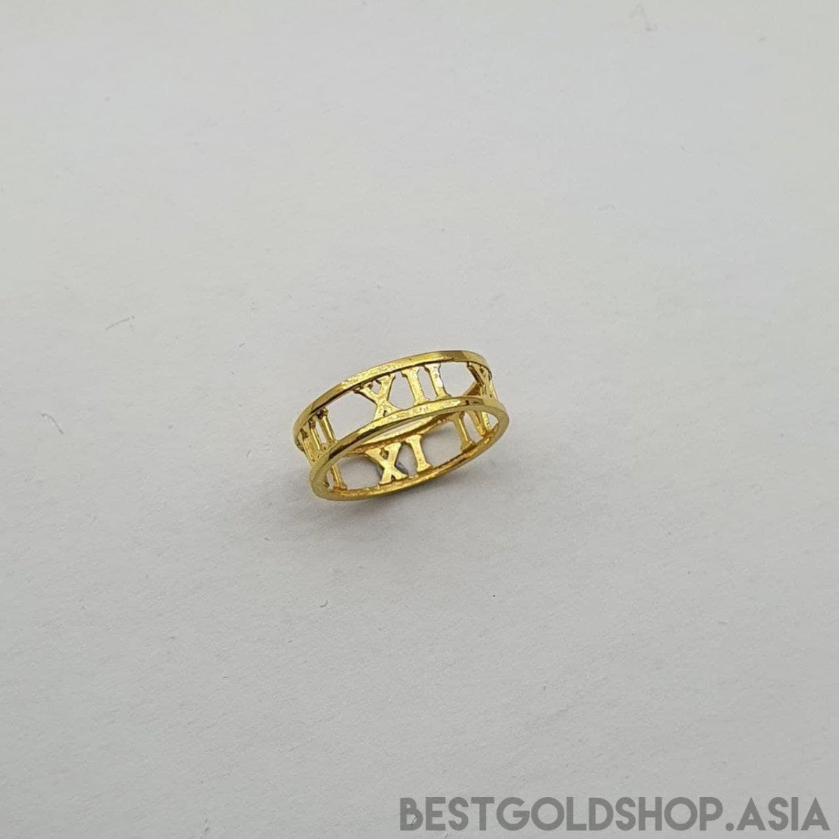 22k / 916 Gold Roman Number Ring - Best Gold Shop 22k gold 22k gold ring 916 gold 916 gold