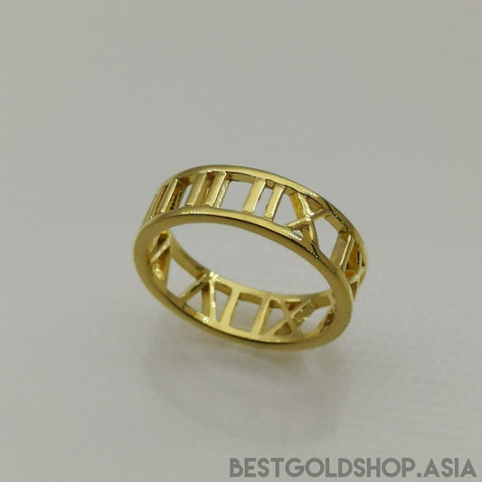 22k / 916 Gold Roman Ring V4 - Best Gold Shop 22k gold 22k gold ring 916 gold Rings