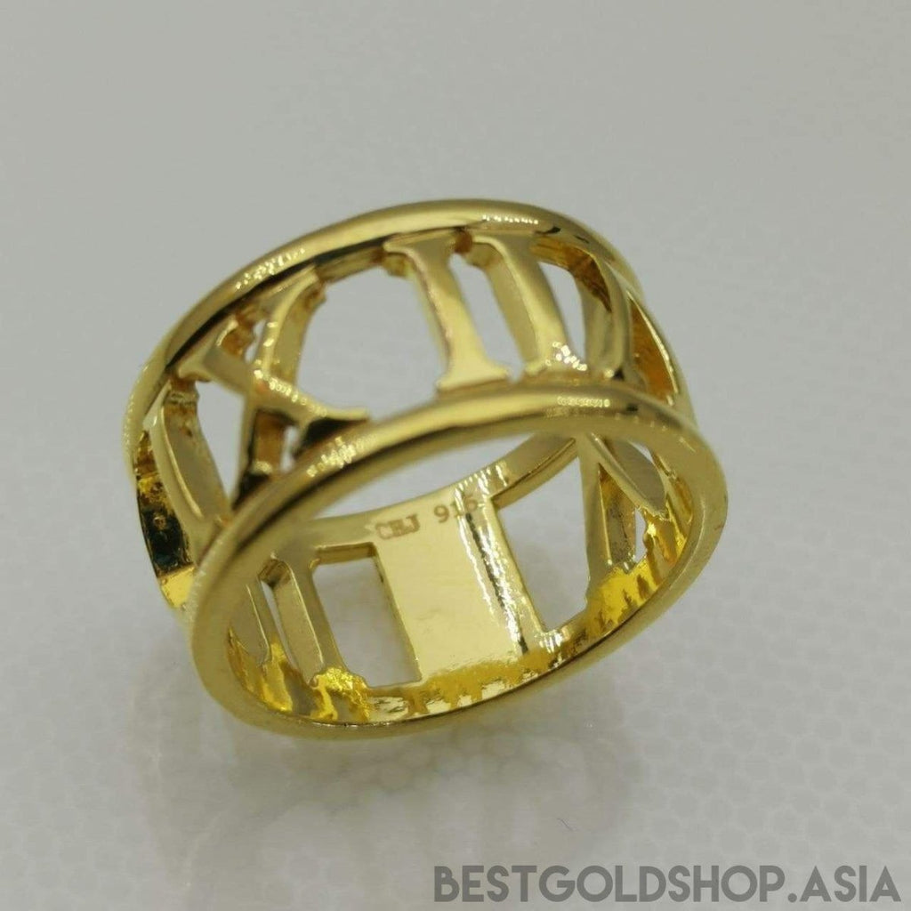 22K / 916 Gold Roman Ring V5 - Best Gold Shop 22k gold 22k gold ring 916 gold Rings