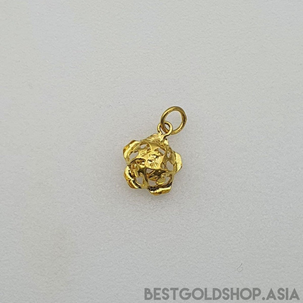 22k / 916 Gold Rose Pendant - Best Gold Shop 22k gold 22k gold pendant 916 gold 916 gold