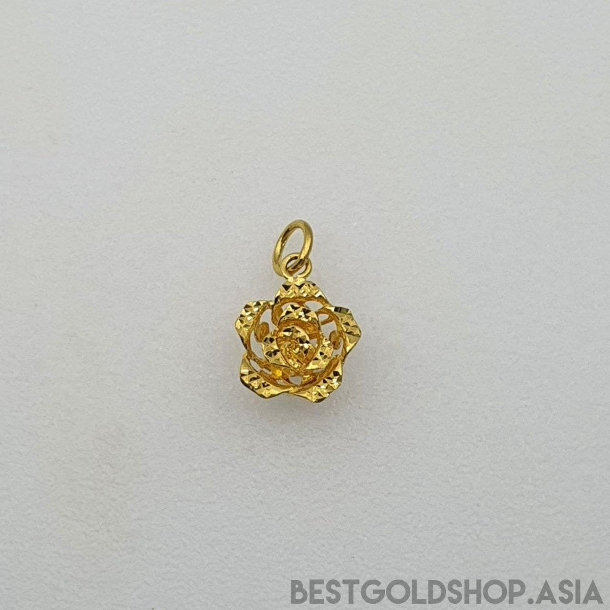 22k / 916 Gold Rose Pendant - Best Gold Shop 22k gold 22k gold pendant 916 gold 916 gold