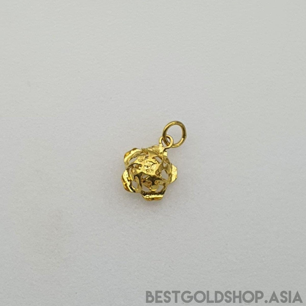 22k / 916 Gold Rose Pendant - Best Gold Shop 22k gold 22k gold pendant 916 gold 916 gold