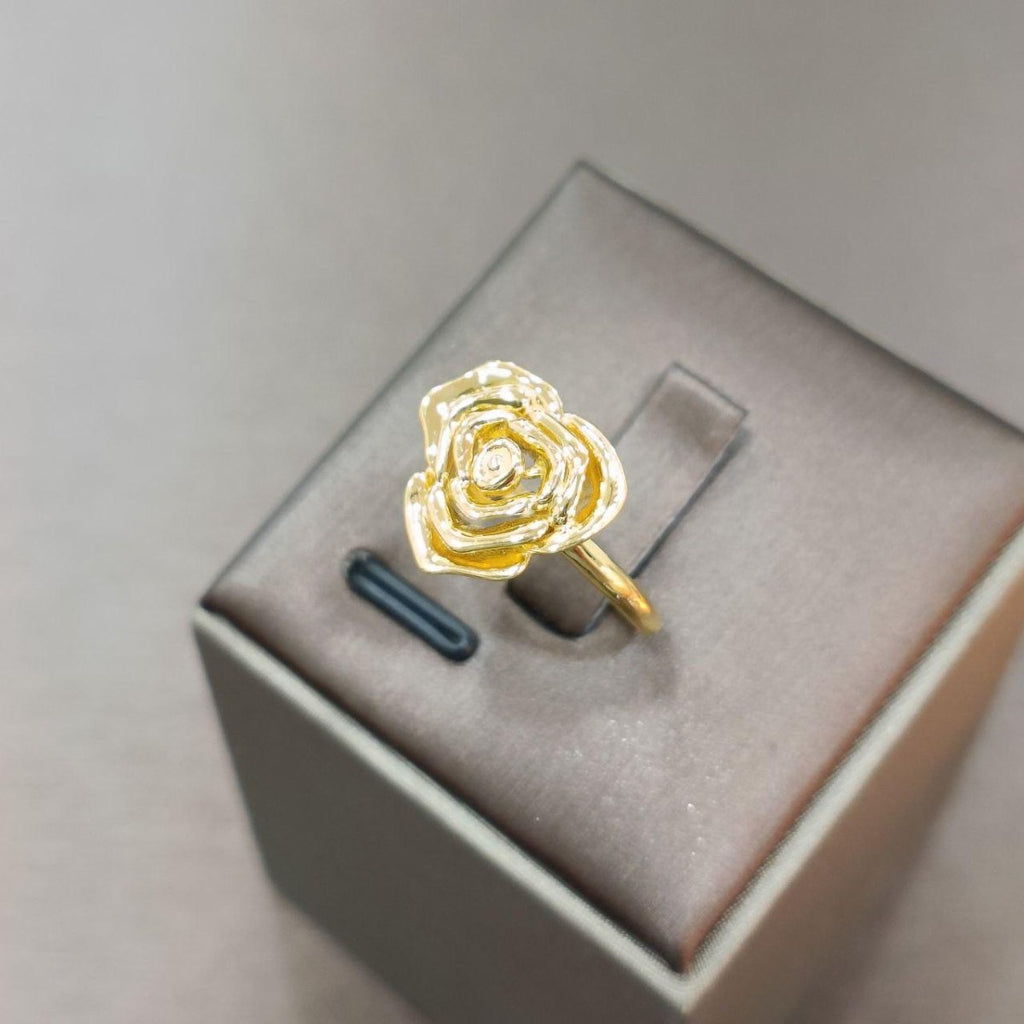 22k / 916 Gold Rose Ring - Best Gold Shop 22k gold 22k gold ring 916 gold 916 gold