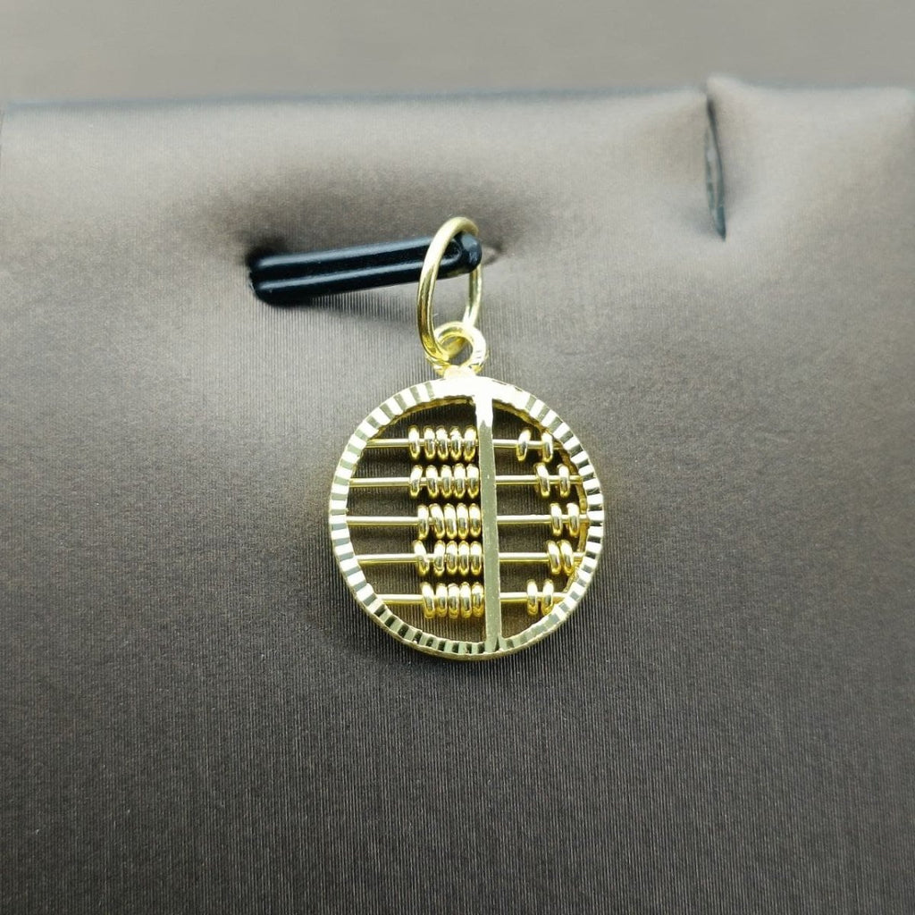 22k / 916 Gold round abacus pendant - Best Gold Shop 22k gold 22k gold pendant 916 gold 916 gold