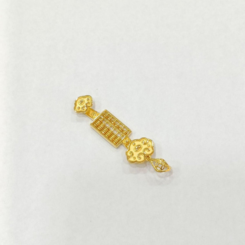 22k / 916 Gold Ru yi Lucky abacus pendant - Best Gold Shop 22k gold 22k gold pendant 916 gold 916 gold