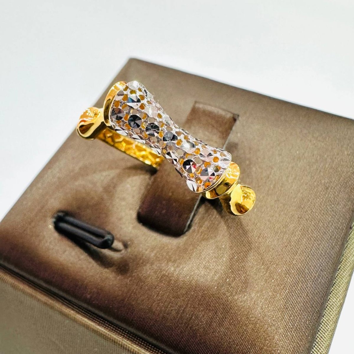 22K / 916 Gold Sculpted Bamboo Rings – Bold Artistic Design - Best Gold Shop 22k gold 22k gold ring 916 gold Rings