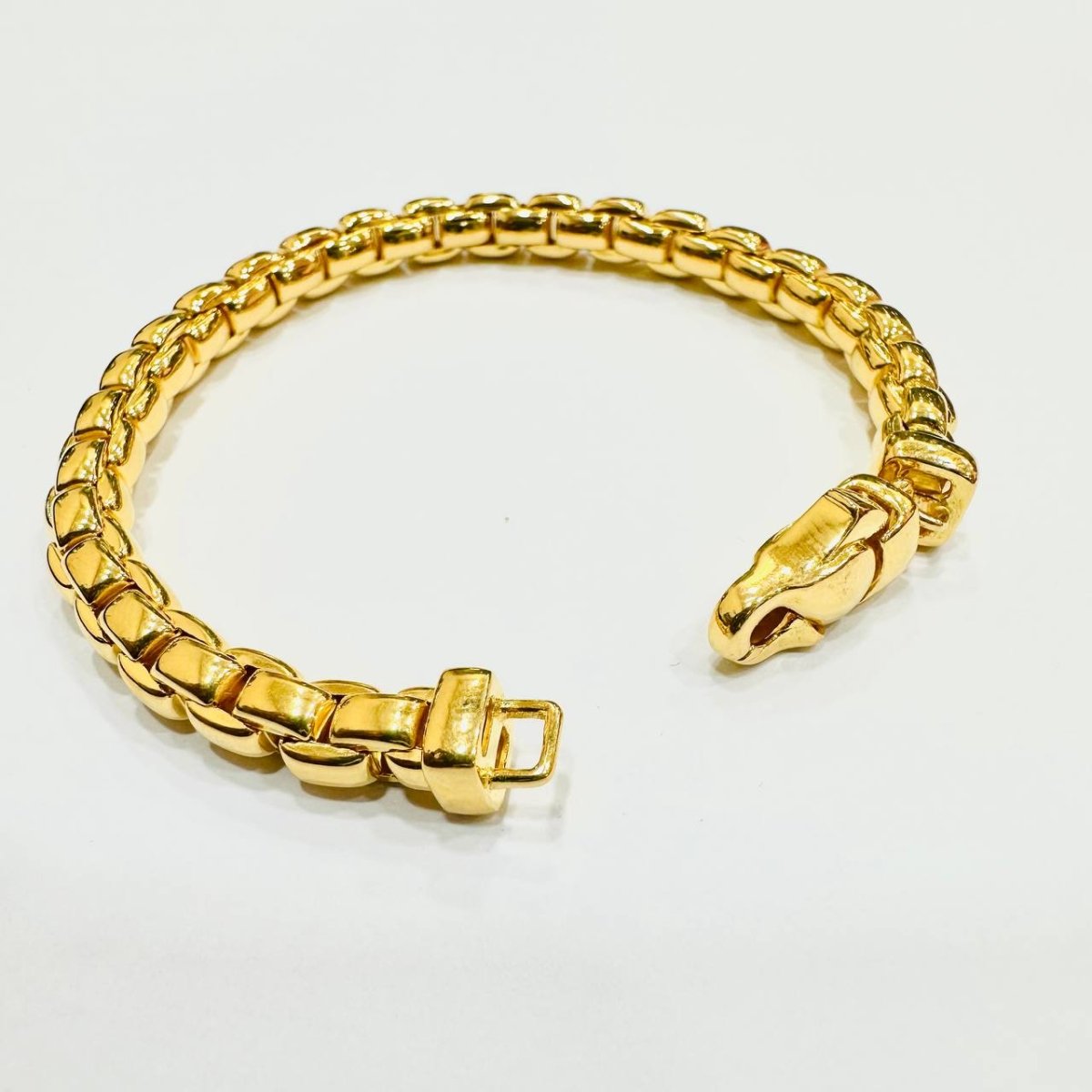 22k / 916 Gold Semi Solid Anchor Bracelet V1 - Best Gold Shop 22k gold 22k gold bracelet 916 gold 916 gold