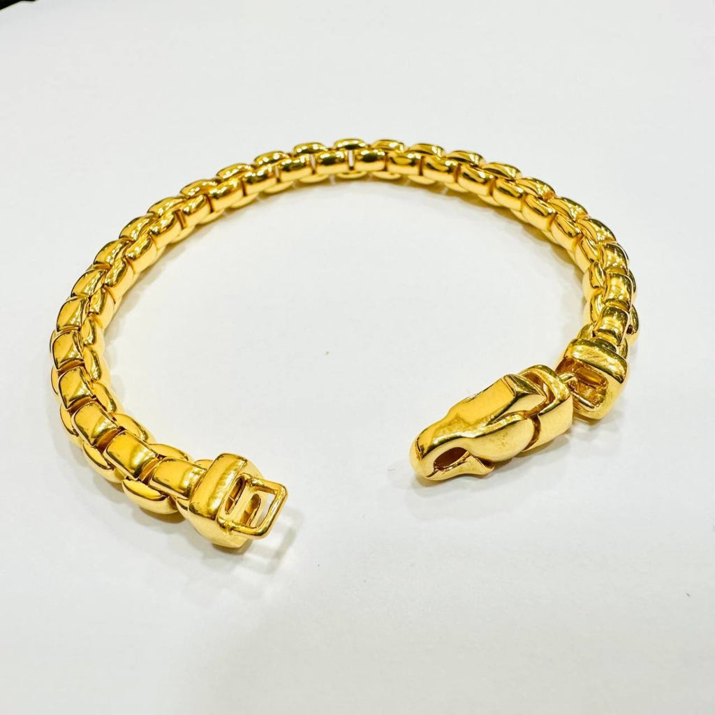 22k / 916 Gold Semi Solid Anchor Bracelet V1 - Best Gold Shop 22k gold 22k gold bracelet 916 gold 916 gold