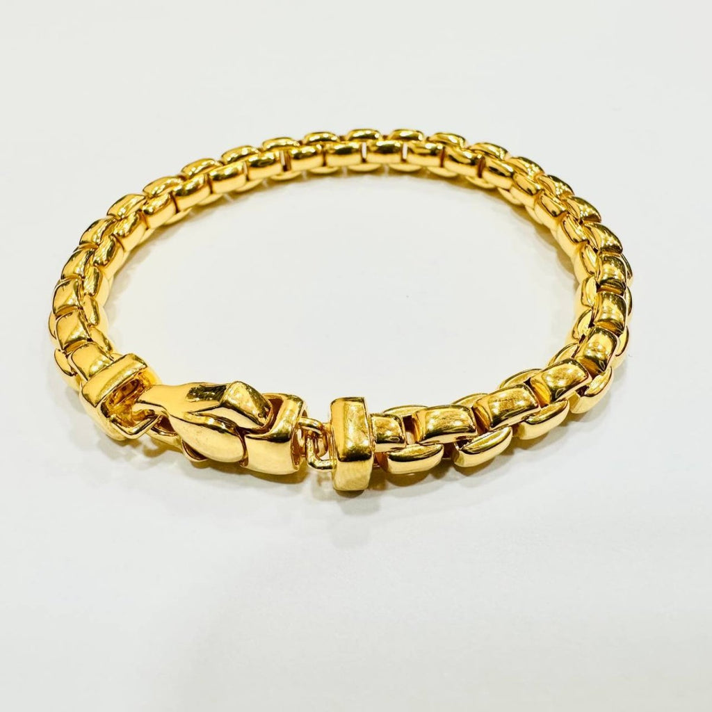 22k / 916 Gold Semi Solid Anchor Bracelet V1 - Best Gold Shop 22k gold 22k gold bracelet 916 gold 916 gold