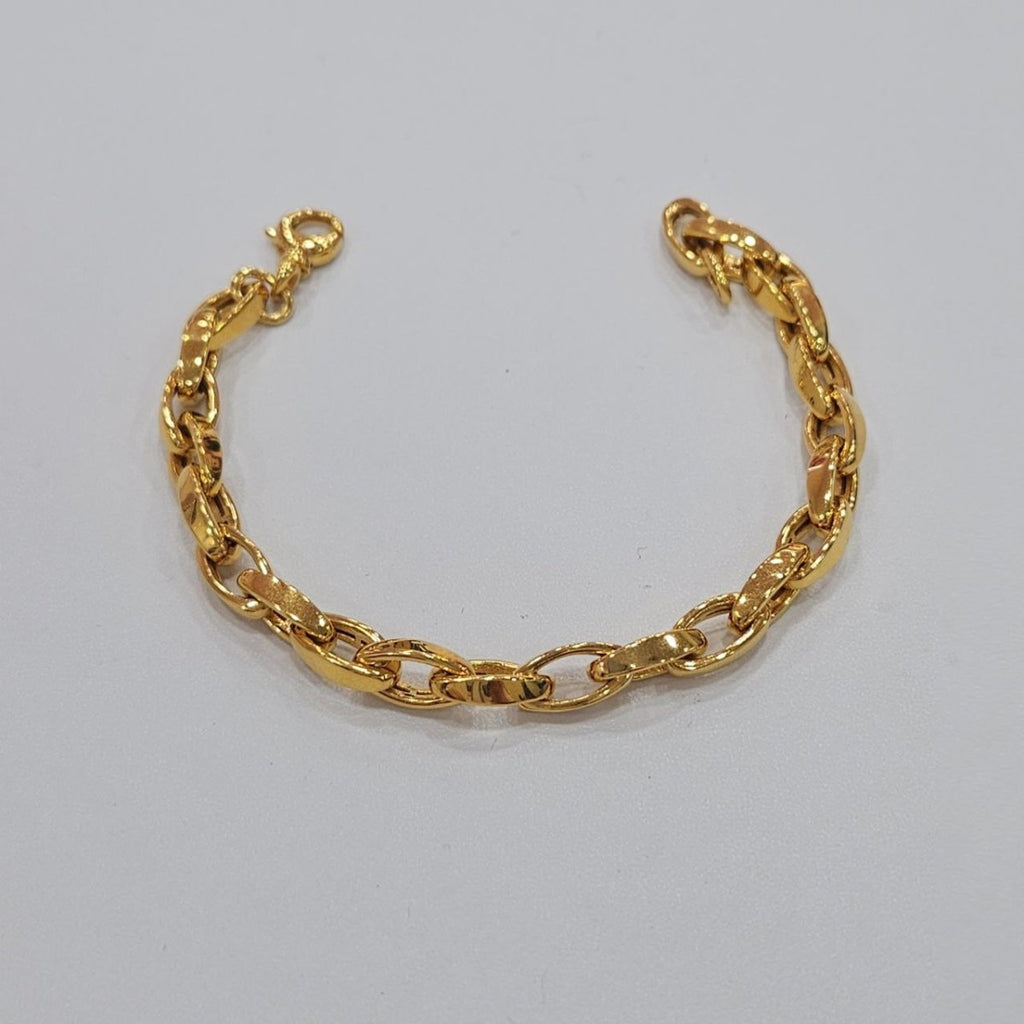 22k / 916 Gold Shiny Siput Bracelet Simple Vintage - Best Gold Shop 22k gold 22k gold bracelet 916 gold Bracelets