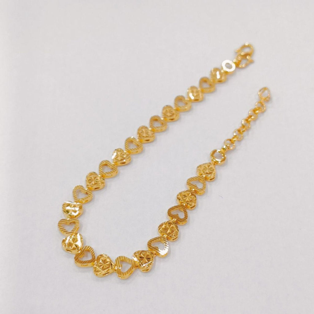 22k / 916 Gold Single Solid Bracelet - Best Gold Shop 22k gold 22k gold bracelet 916 gold 916 gold