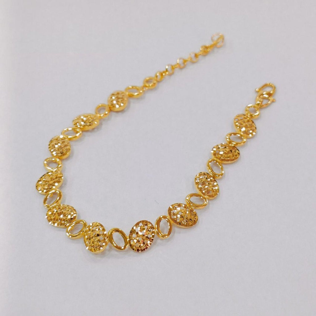 22k / 916 Gold Single Solid Bracelet - Best Gold Shop 22k gold 22k gold bracelet 916 gold 916 gold