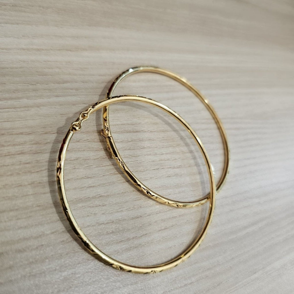 22k / 916 Gold Slim Cutting Design Bangle V3 by Best Gold ShopBraceletsBest Gold Shop