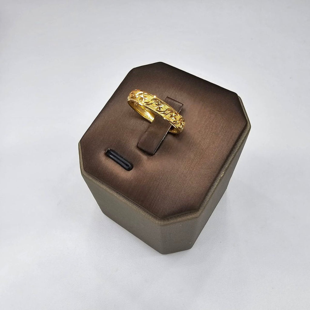 22k / 916 Gold Slim Hollow Ring V3 - Best Gold Shop 22k gold 22k gold ring 916 gold Rings