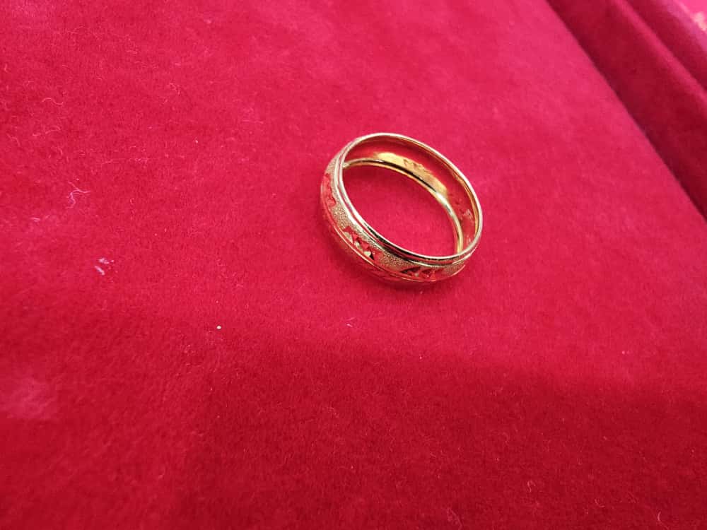 22k / 916 Gold Slim Hollow Ring V3 - Best Gold Shop 22k gold 22k gold ring 916 gold Rings