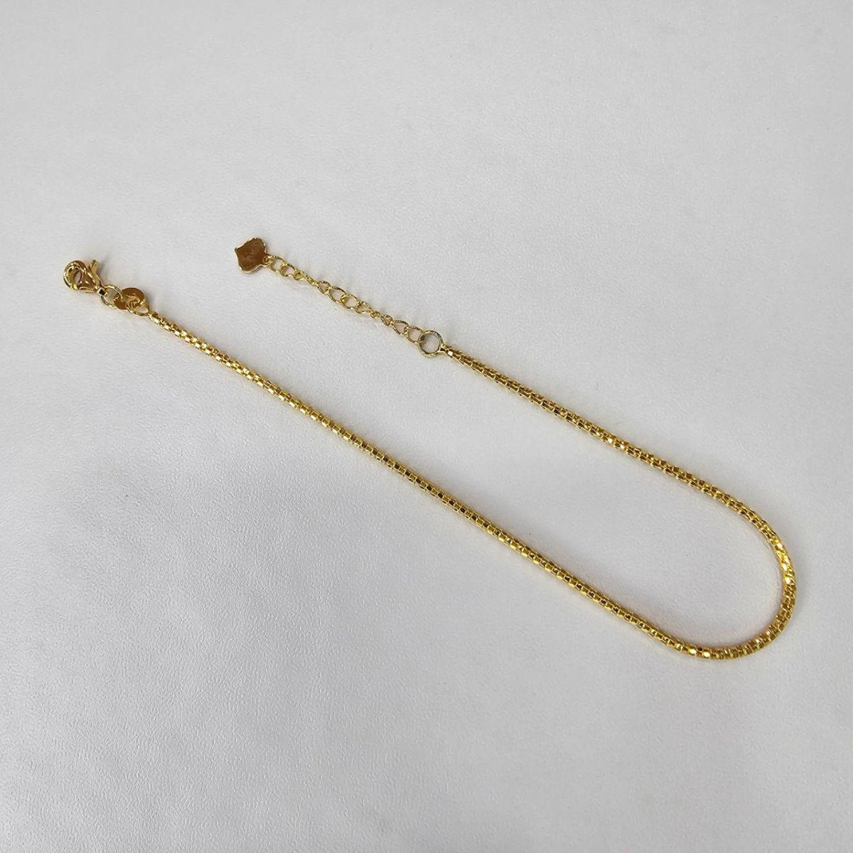22K / 916 Gold Small Box Bead Bracelet Slim and Elegant - Best Gold Shop 22k gold 22k gold bracelet 916 gold Bracelets