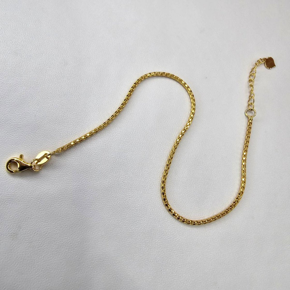22K / 916 Gold Small Box Bead Bracelet Slim and Elegant - Best Gold Shop 22k gold 22k gold bracelet 916 gold Bracelets