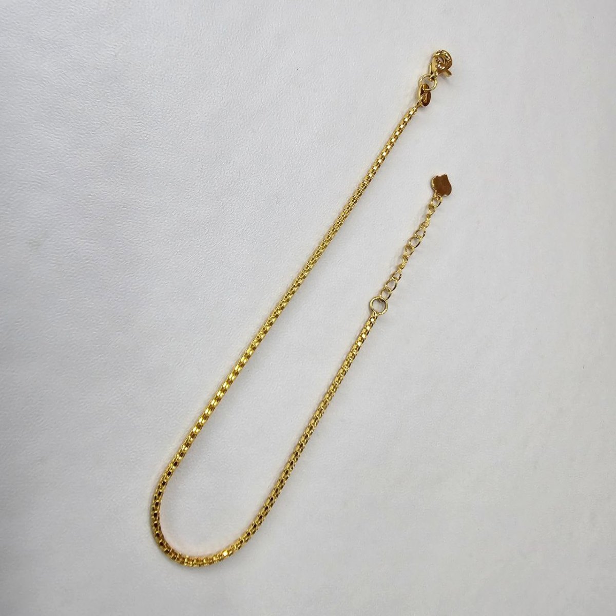 22K / 916 Gold Small Box Bead Bracelet Slim and Elegant - Best Gold Shop 22k gold 22k gold bracelet 916 gold Bracelets