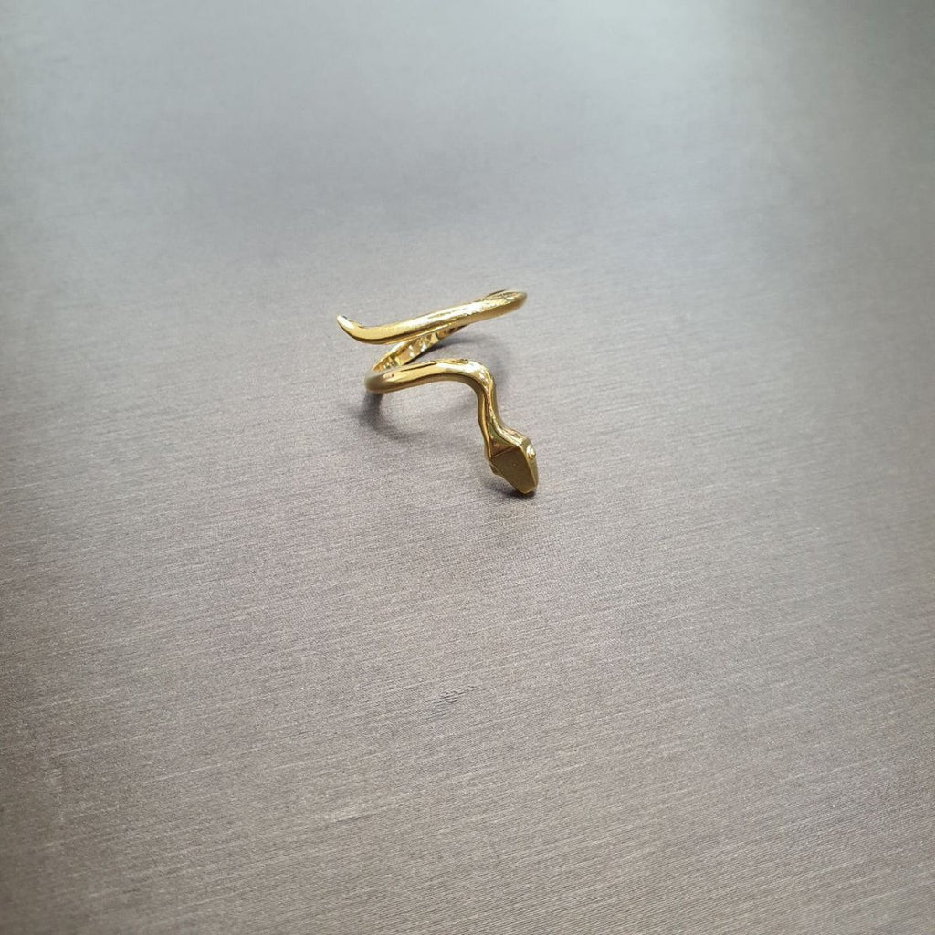 22K / 916 Gold Snake Ring V2 - Best Gold Shop 22k gold 22k gold ring 916 gold Rings