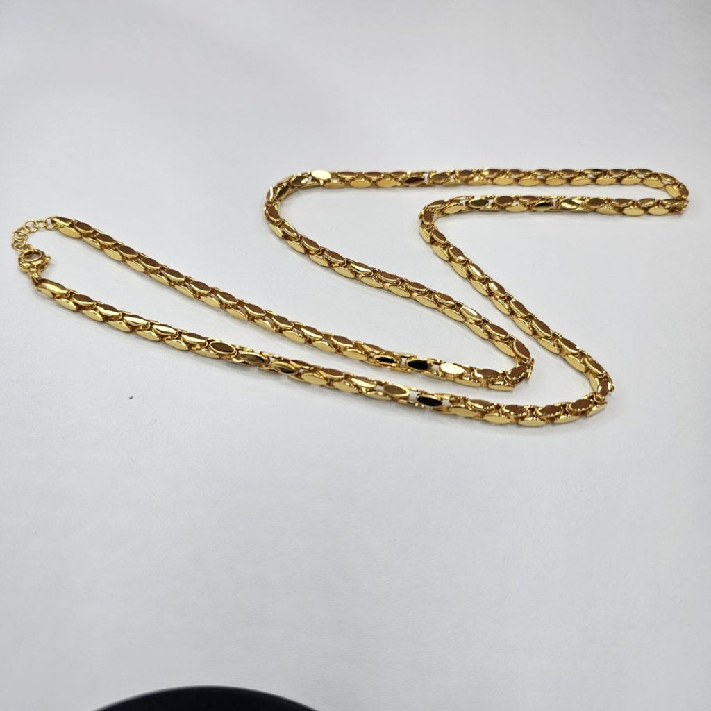 22k / 916 Gold Snake Scale Necklace by Best Gold Shop - Best Gold Shop 22k gold 22k gold chain 22k gold necklace Necklaces