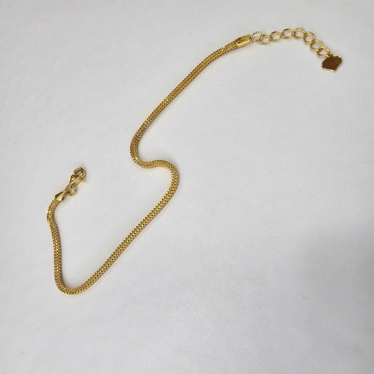 22K / 916 Gold Solid Box Bracelet Simple and Elegant Design - Best Gold Shop 22k gold 22k gold bracelet 916 gold Bracelets