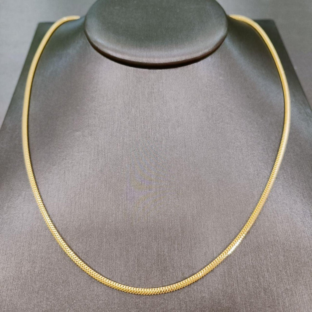 22k / 916 Gold Solid Box Necklace - Best Gold Shop 22k gold 22k gold necklace 916 gold 916 gold