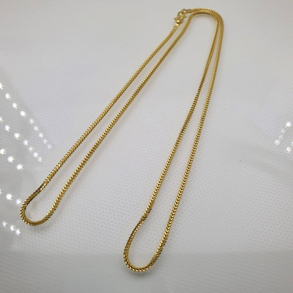 22k / 916 Gold Solid Box Necklace - Best Gold Shop 22k gold 22k gold necklace 916 gold 916 gold