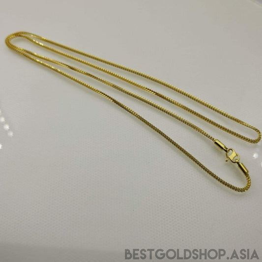 22k / 916 Gold Solid Box Necklace - Best Gold Shop 22k gold 22k gold necklace 916 gold 916 gold