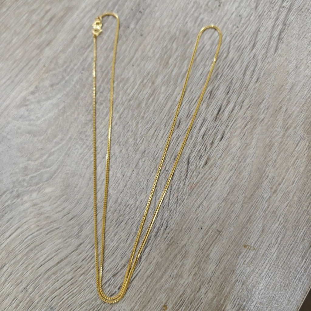 22k / 916 Gold Solid Box Necklace by Best Gold Shop - Best Gold Shop 22k gold 22k gold necklace 916 gold Necklaces