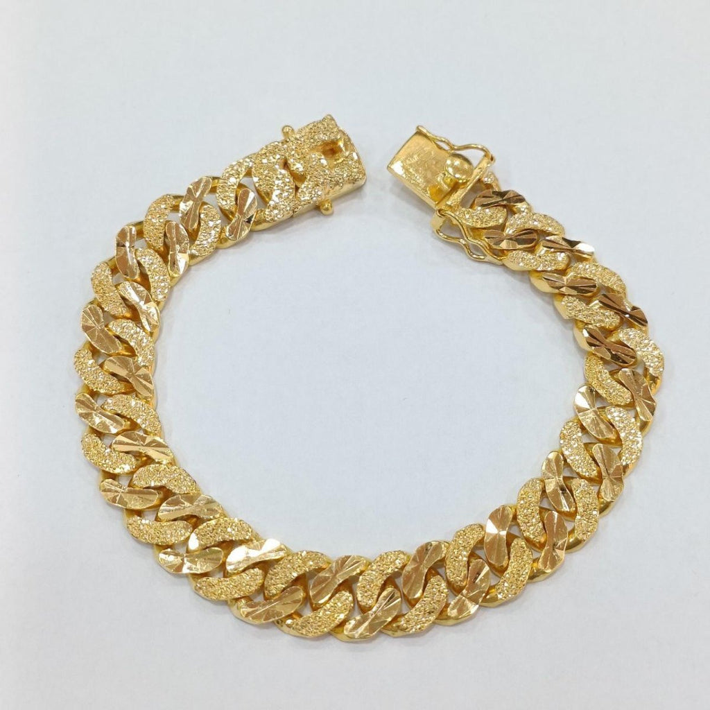 22k / 916 Gold Solid Cuban Bracelet - Best Gold Shop 22k gold 22k gold bracelet 916 gold 916 gold