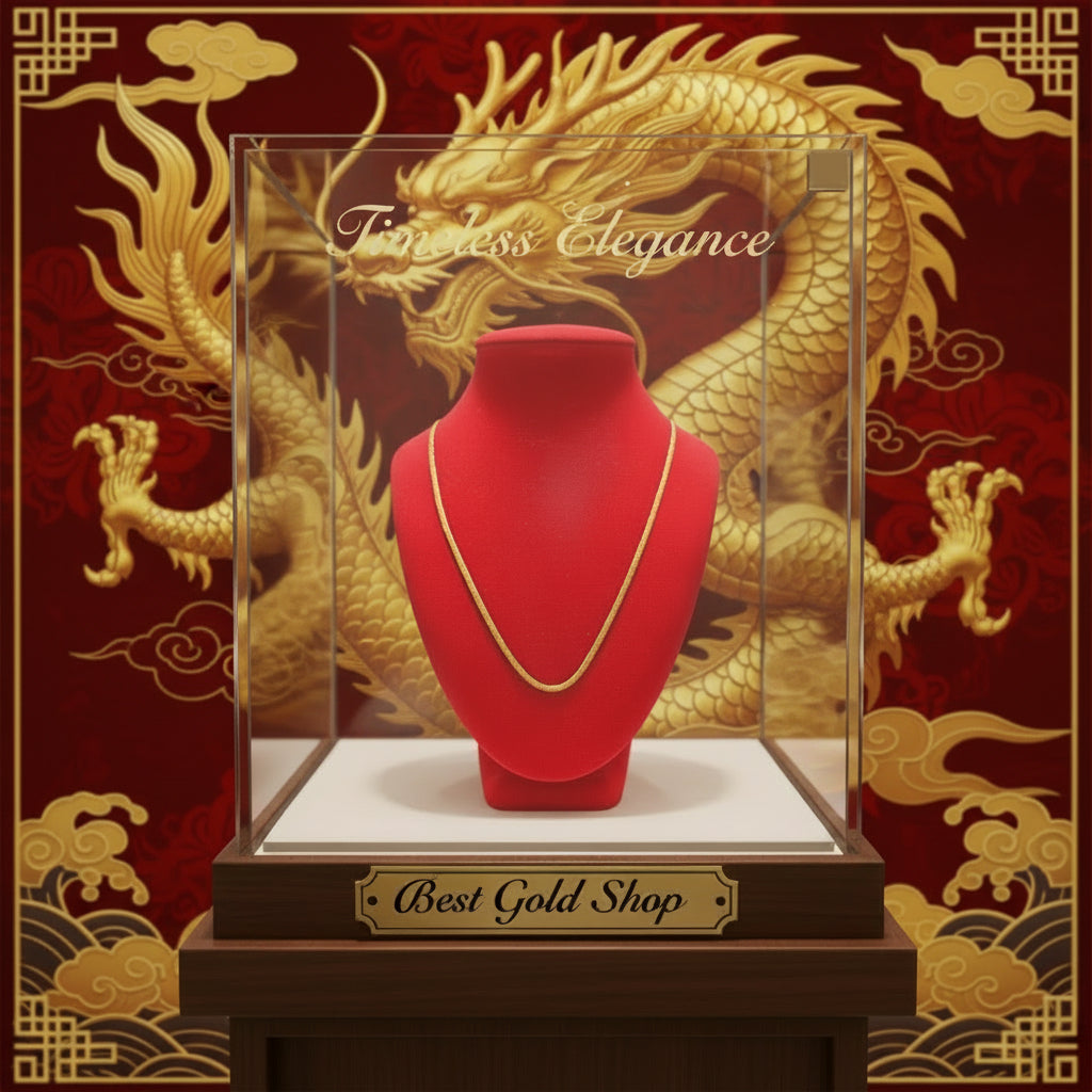 22k / 916 Gold Solid Dragon necklace by Best Gold ShopNecklacesBest Gold Shop