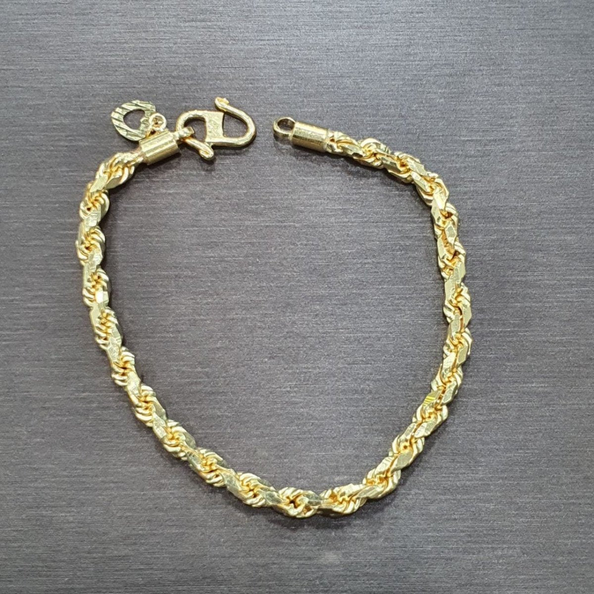 22K / 916 Gold Solid Rope Bracelet - Best Gold Shop 22k gold 22k gold bracelet 916 gold 916 gold