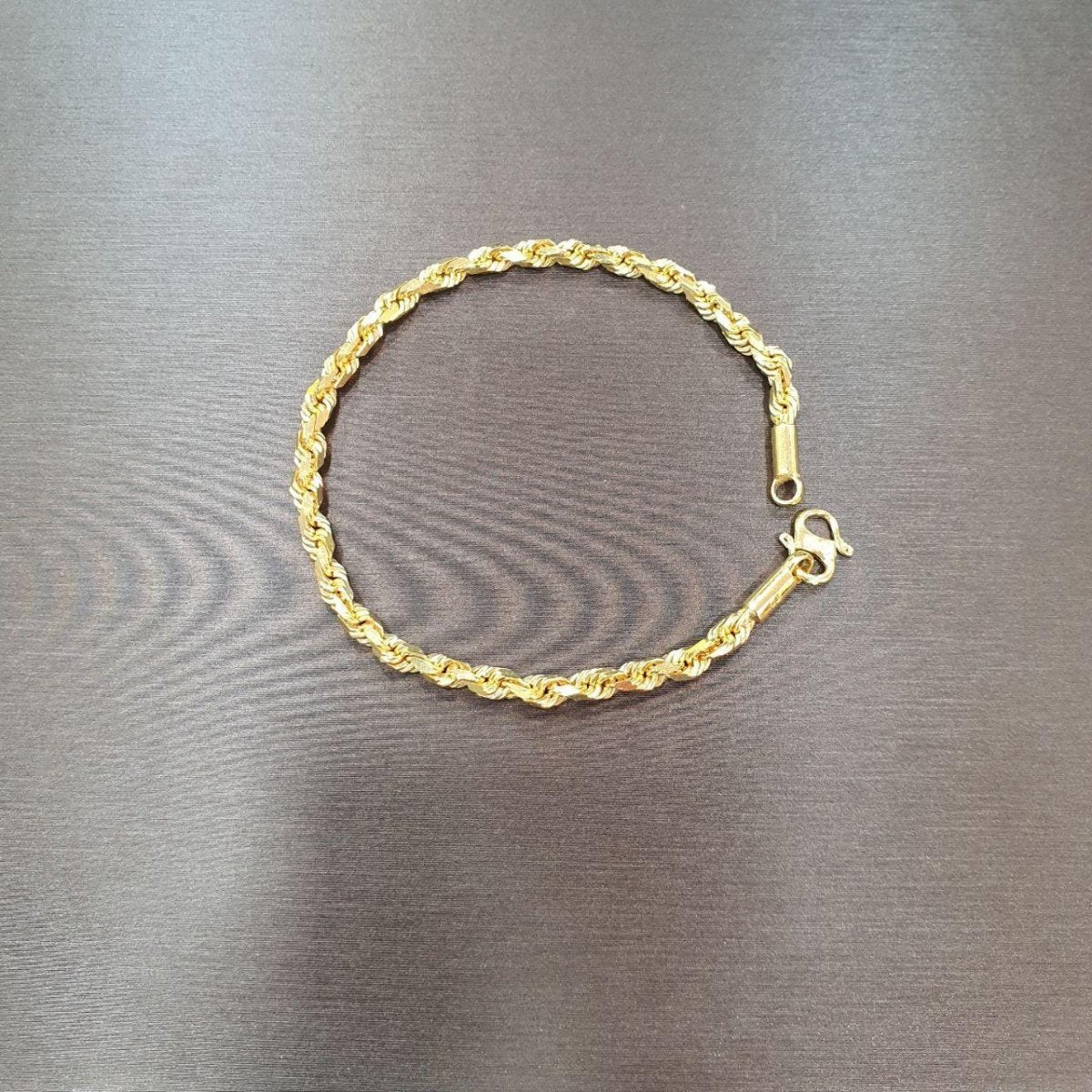 22K / 916 Gold Solid Rope Bracelet - Best Gold Shop 22k gold 22k gold bracelet 916 gold 916 gold