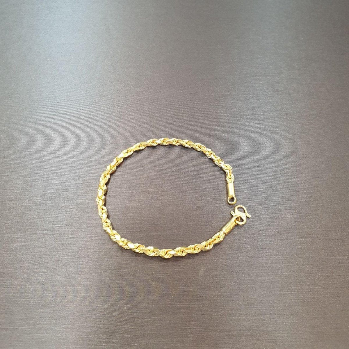 22K / 916 Gold Solid Rope Bracelet - Best Gold Shop 22k gold 22k gold bracelet 916 gold 916 gold