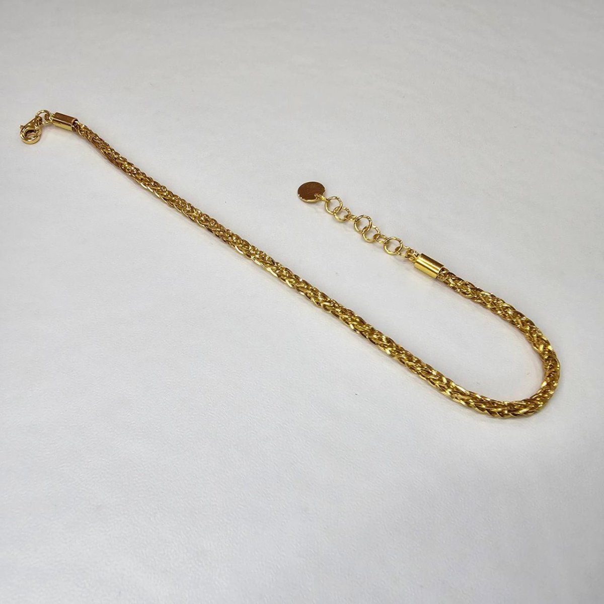 22K / 916 Gold Solid Spike Bracelet With Extension and Diamond Cutting - Best Gold Shop 22k gold 22k gold bracelet 916 gold Bracelets
