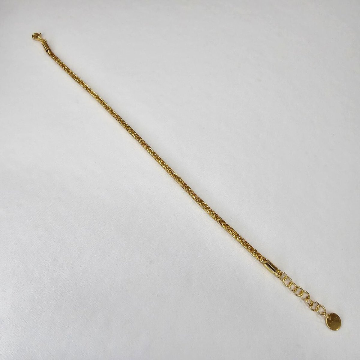 22K / 916 Gold Solid Spike Bracelet With Extension and Diamond Cutting - Best Gold Shop 22k gold 22k gold bracelet 916 gold Bracelets