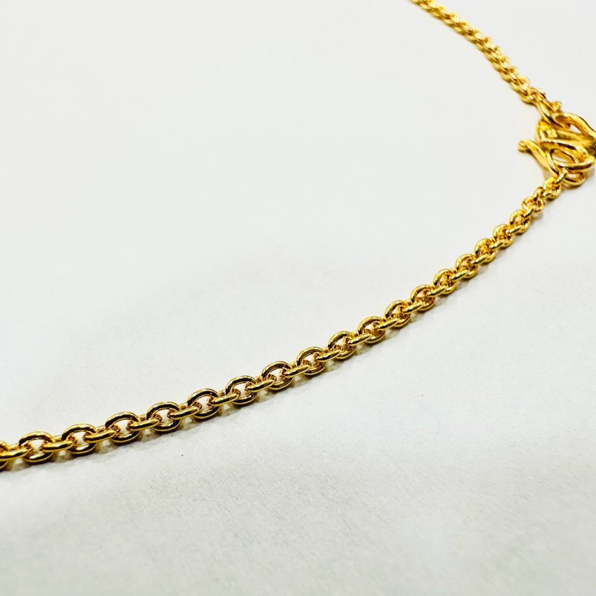 22k / 916 Gold Solid Wan Zi Necklace - Best Gold Shop 22k gold 22k gold necklace 916 gold 916 gold