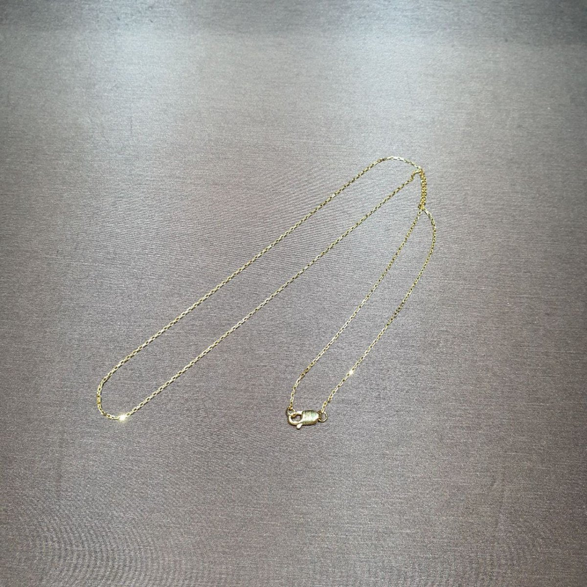 22k / 916 Gold Solid Wan zi Necklace Thin - Best Gold Shop 22k gold 22k gold necklace 916 gold Necklaces