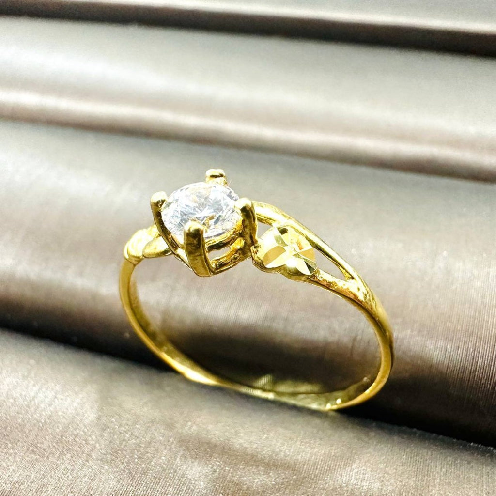 22k / 916 gold solitaire ring V2 - Best Gold Shop 22k gold 22k gold ring 916 gold 916 gold