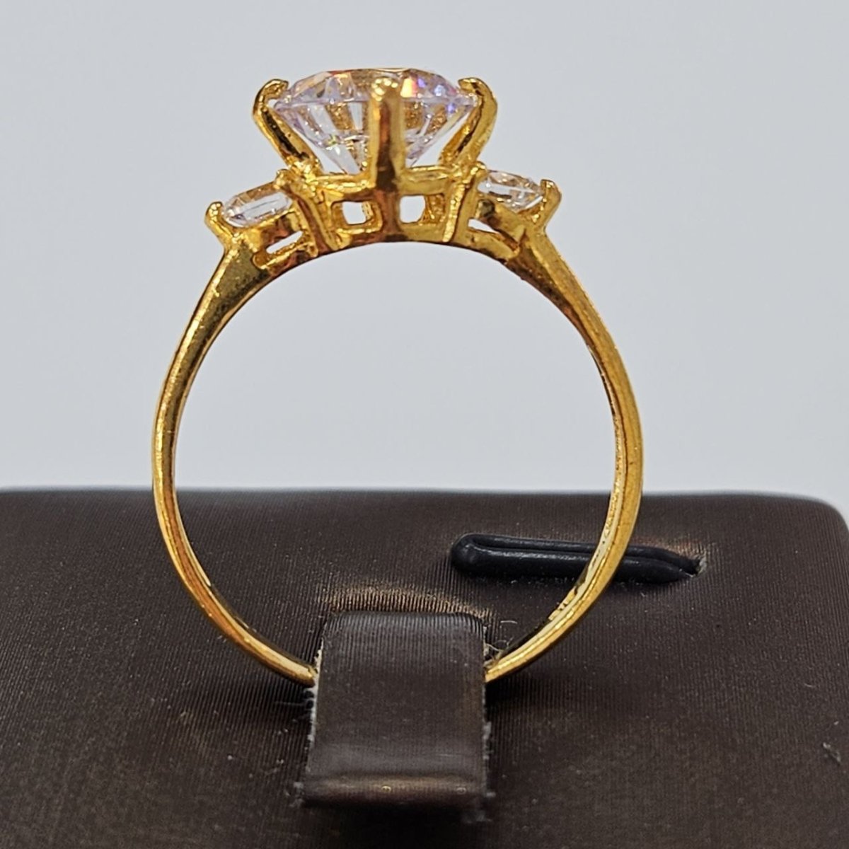 22k / 916 Gold Solitaire Rings Lab Grown Bold Design V2 - Best Gold Shop 22k gold 22k gold ring 916 gold Rings