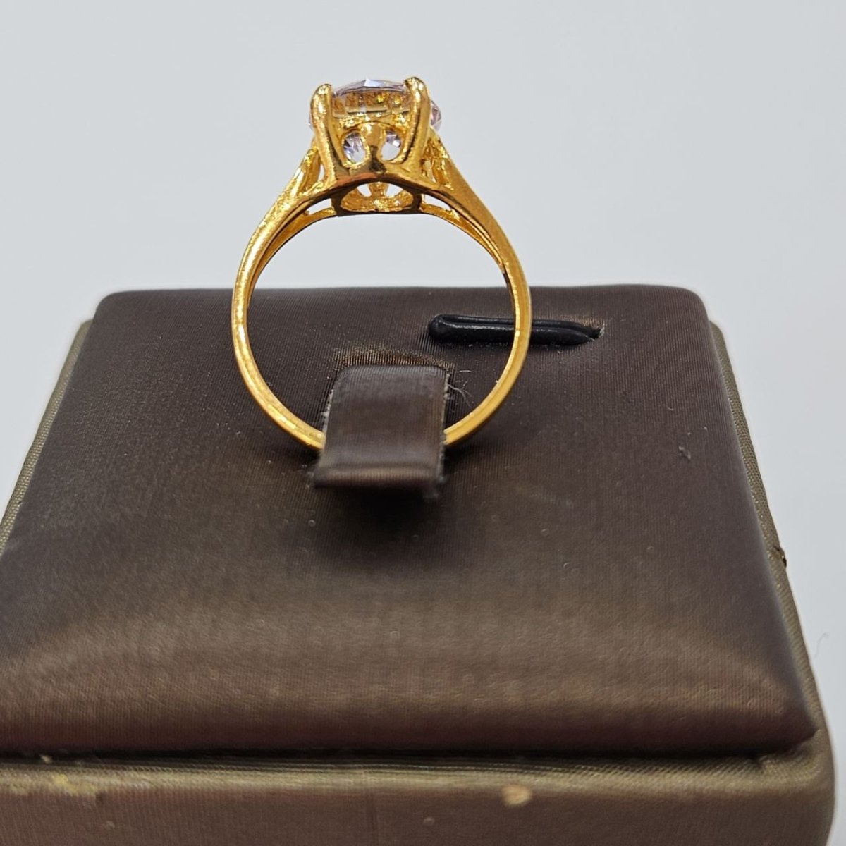 22k / 916 Gold Solitaire Rings Lab Grown Bold Design - Best Gold Shop 22k gold 22k gold ring 916 gold Rings