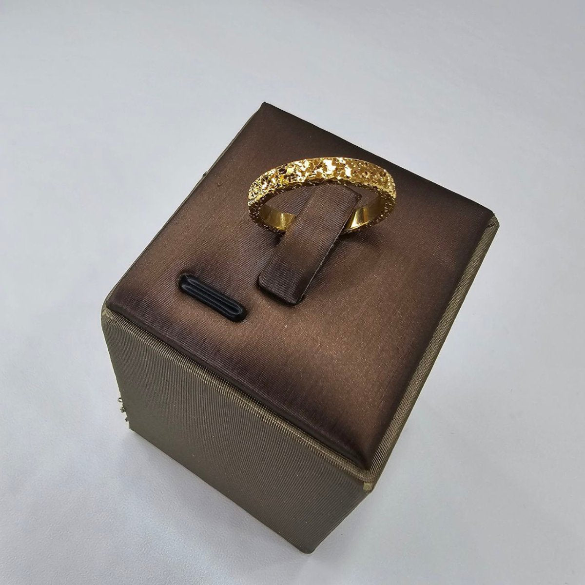 22k / 916 Gold sui Sui Bing Crush Ring 3 side shiny - Best Gold Shop 22k gold 22k gold ring 916 gold Rings
