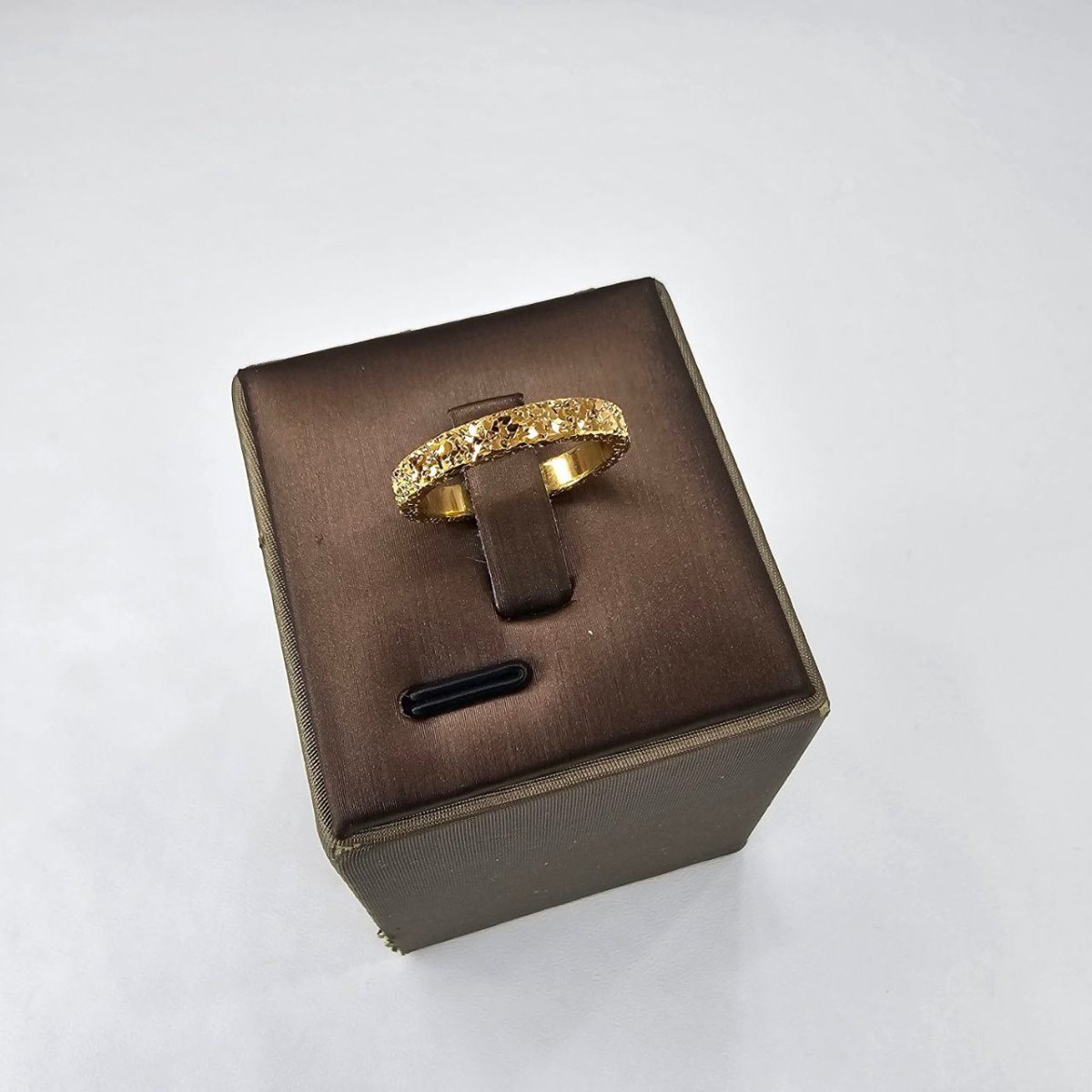 22k / 916 Gold sui Sui Bing Crush Ring 3 side shiny - Best Gold Shop 22k gold 22k gold ring 916 gold Rings
